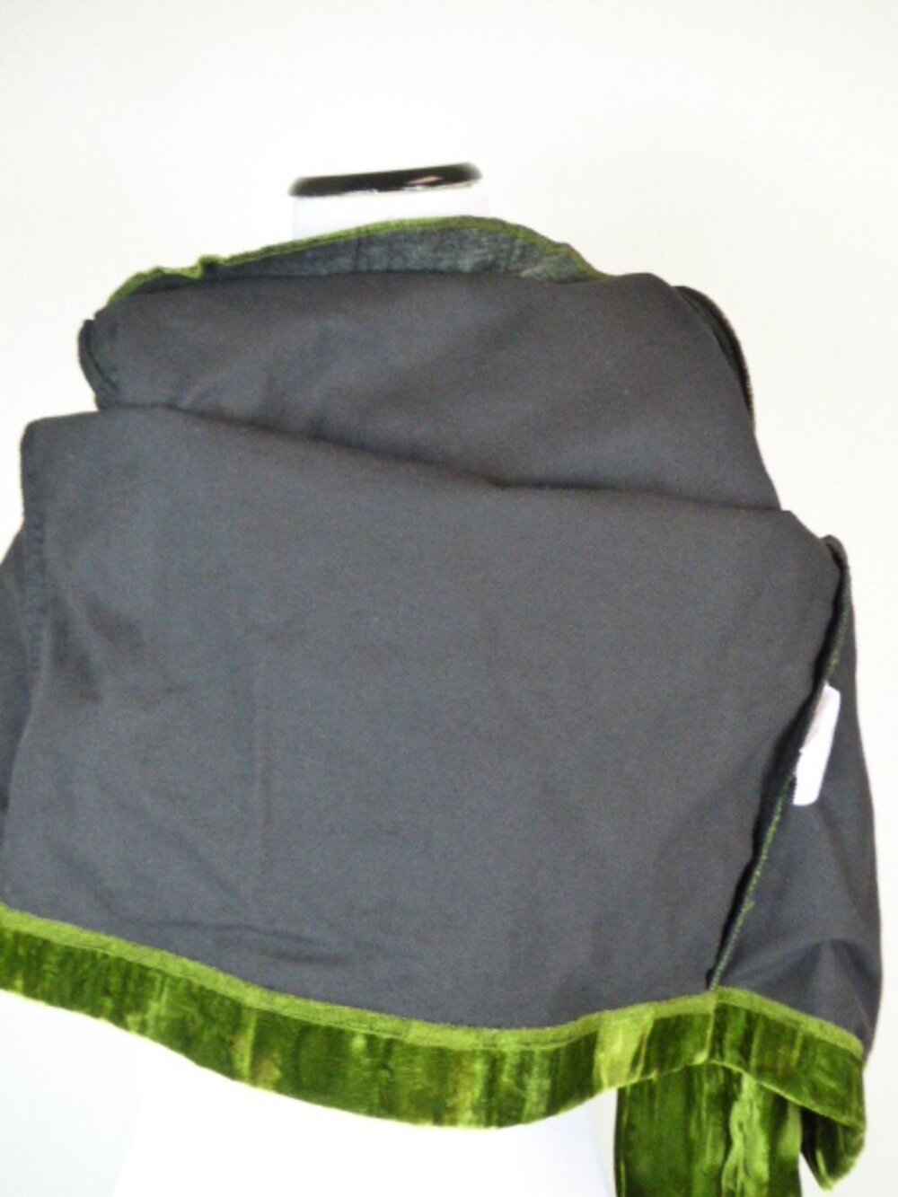 VINTAGE BETSEY JOHNSON Punk green VELVET JACKET SHORT Set ensemble 80s 2 4 - Picture 9 of 11